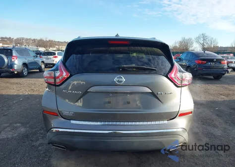2015 Nissan Murano Sl from USA, damaged, VIN 5N1AZ2MH4FN229410